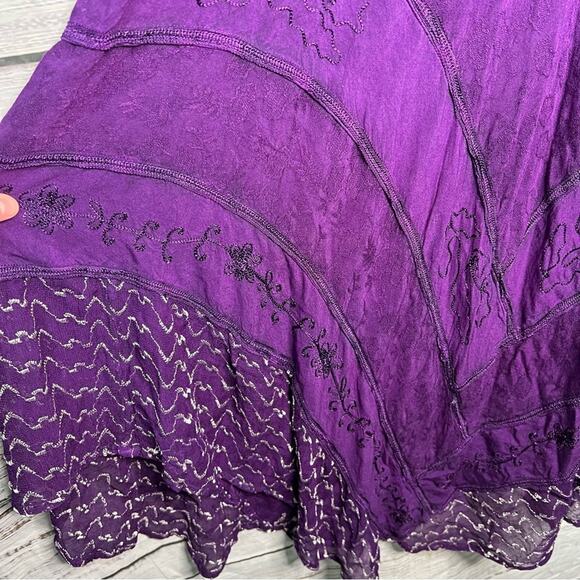 Fashion Terminal Free Size Purple Fairy Witch Whimsigoth Dress Corset Front - Picture 8 of 16